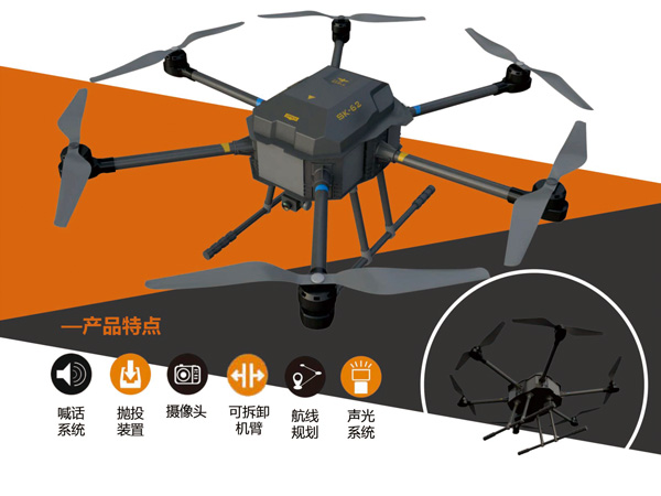 SK-62六旋冀安防無人機